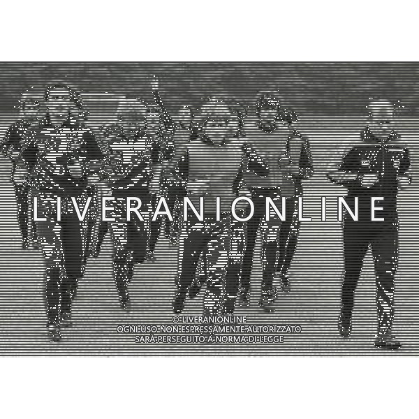 1980-1981 APPIANO GENTILE ALLENAMENTO INTERR NELLA FOTO EUGENIO BERSELLINI GUIDA L\'ALLENAMENTO CON GABRIELE ORIALI E GRAZIANO BINI AG ALDO LIVERANI SAS
