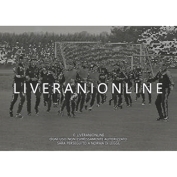 1980-1981 APPIANO GENTILE ALLENAMENTO INTER NELLA FOTO EUGENIO BERSELLINI GUIDA L\'ALLENAMENTO AG ALDO LIVERANI SAS