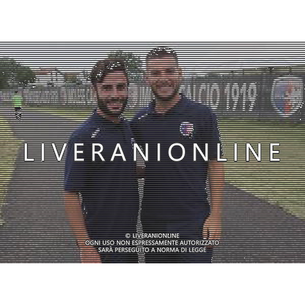 LUCA BELCASTRO E CARRARO FEDERICO IMOLESE CALCIO SERIE D PRIMO ALLENAMENTO foto sanna gianni-ag aldo liverani sas