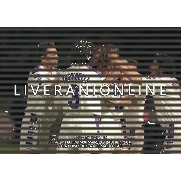 14-04-1999 PARMA- FINALE ANDATA COPPA ITALIA PARMA FIORENTINA 1-1 NELLA FOTO ABBRACCI GIOCATORI FIORENTINA AG ALDO LIVERANI SAS