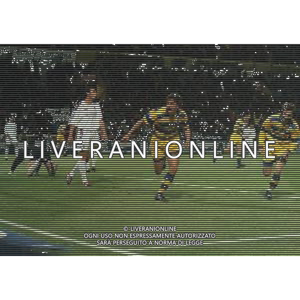 14-04-1999 PARMA- FINALE ANDATA COPPA ITALIA PARMA FIORENTINA 1-1 NELLA FOTO ESULTANZA HERNAN CRESPO AG ALDO LIVERANI SAS