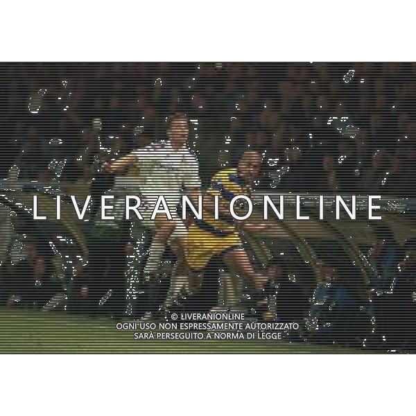 14-04-1999 PARMA- FINALE ANDATA COPPA ITALIA PARMA FIORENTINA 1-1 NELLA FOTO SANDRO COIS E JUAN SEBASTIAN VERON AG ALDO LIVERANI SAS