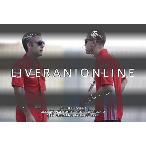 Sebastian Vettel (GER) Scuderia Ferrari 19.07.2018. Formula 1 World Championship, Rd 11, German Grand Prix, Hockenheim, Germany, Preparation Day. / AGENZIA ALDO LIVERANI SAS - ITALY ONLY EDITORIAL USE ONLY - - F1 GP GERMANIA Hockenheim, Preparation Day 19.07.2018.
