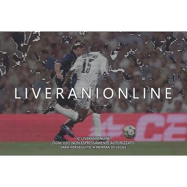 REAL MADRID - INTER TROFEO BERNABEU MADRID 14/08/2001 NELLA FOTO CHRISTIAN VIERI E GEREMI ©BAGNAI / AGENZIA ALDO LIVERANI