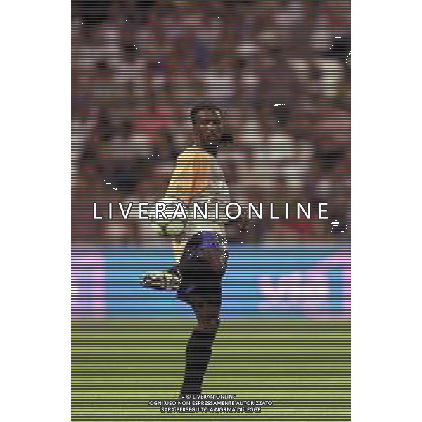 REAL MADRID - INTER TROFEO BERNABEU MADRID 14/08/2001 NELLA FOTO Clarence SEEDORF ©BAGNAI / AGENZIA ALDO LIVERANI