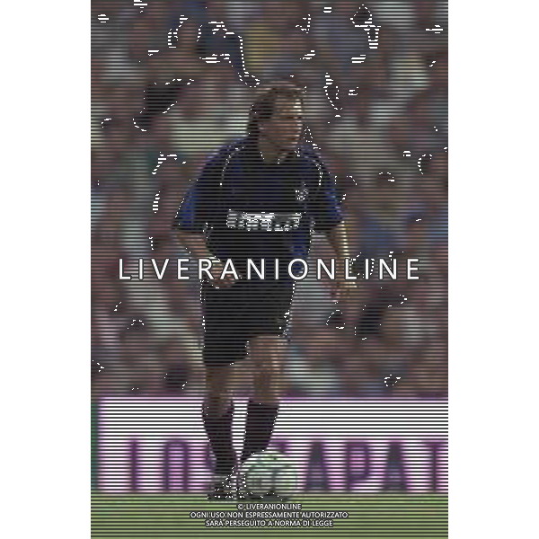 REAL MADRID - INTER TROFEO BERNABEU MADRID 14/08/2001 NELLA FOTO Benoit Cauet ©BAGNAI / AGENZIA ALDO LIVERANI