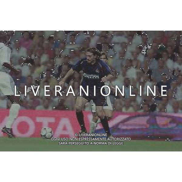 REAL MADRID - INTER TROFEO BERNABEU MADRID 14/08/2001 NELLA FOTO Andres GUGLIELMINPIETRO ©BAGNAI / AGENZIA ALDO LIVERANI