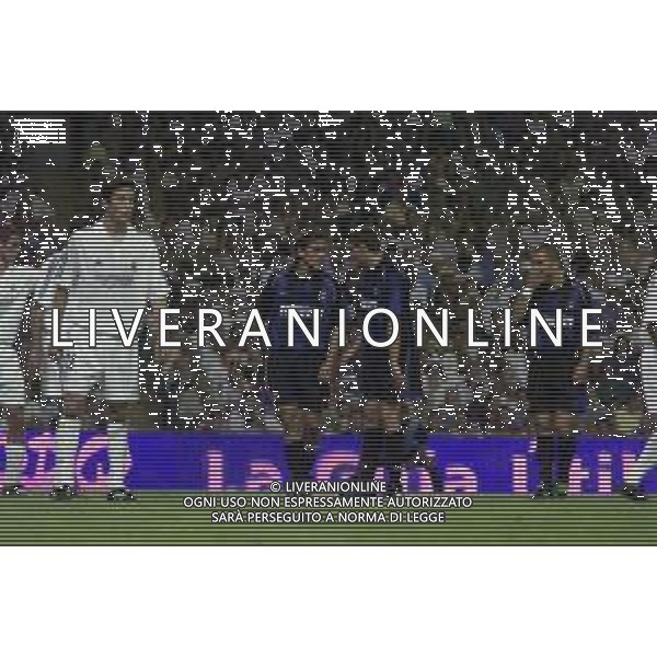 REAL MADRID - INTER TROFEO BERNABEU MADRID 14/08/2001 NELLA FOTO CHRISTIAN VIERI E NICOLA VENTOLA ©BAGNAI / AGENZIA ALDO LIVERANI