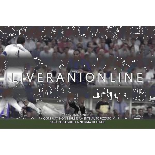 REAL MADRID - INTER TROFEO BERNABEU MADRID 14/08/2001 NELLA FOTO ADRIANO ©BAGNAI / AGENZIA ALDO LIVERANI