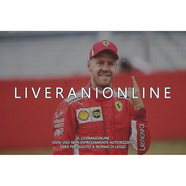 Sebastian Vettel (GER) Ferrari celebrates his pole position in qualifying parc ferme. 21.07.2018. Formula 1 World Championship, Rd 11, German Grand Prix, Hockenheim, Germany, Qualifying Day. / AGENZIA ALDO LIVERANI SAS - ITALY ONLY EDITORIAL USE ONLY - F1 GP GERMANIA PROVE UFFICIALI QUALIFICHE 21.07.2018