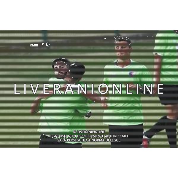 IMOLA 21-07-2018 AMICHEVOLE IMOLESE CALCIO-SELEZIONE DEI GIOCATORI DI IMOLA DOPO GOL DI BELCASTRO LUCA FOTO GIANNI SANNA-AG ALDO LIVERANI SAS