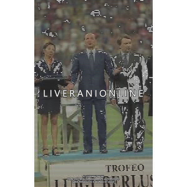 1999-2000 MILANO TROFEO LUIGI BERLUSCONI MILAN JUVENTUS NELLA FOTO SILVIO BERLUSCONI PRESIDENTE MILAN CALCIO AG ALDO LIVERANI SAS