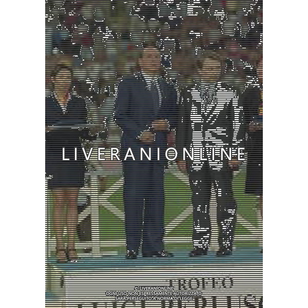 1999-2000 MILANO TROFEO LUIGI BERLUSCONI MILAN JUVENTUS NELLA FOTO SILVIO BERLUSCONI PRESIDENTE MILAN CALCIO AG ALDO LIVERANI SAS