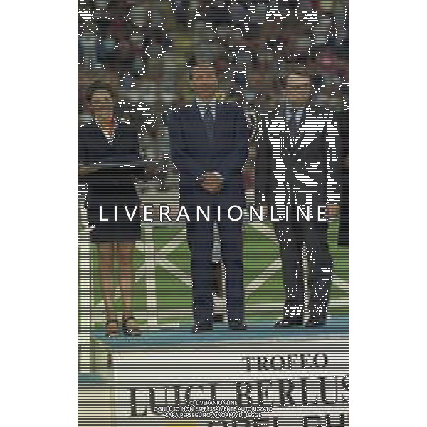 1999-2000 MILANO TROFEO LUIGI BERLUSCONI MILAN JUVENTUS NELLA FOTO SILVIO BERLUSCONI PRESIDENTE MILAN AG ALDO LIVERANI SAS