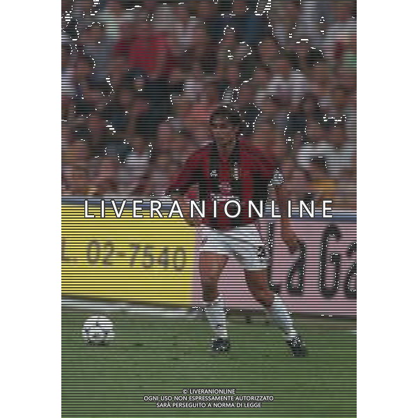1999-2000 MILANO TROFEO LUIGI BERLUSCONI MILAN JUVENTUS NELLA FOTO PAOLO MALDINI AG ALDO LIVERANI SAS