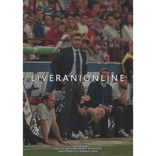 1999-2000 MILANO TROFEO LUIGI BERLUSCONI MILAN JUVENTUS NELLA FOTO CARLO ANCELOTTI AG ALDO LIVERANI SAS
