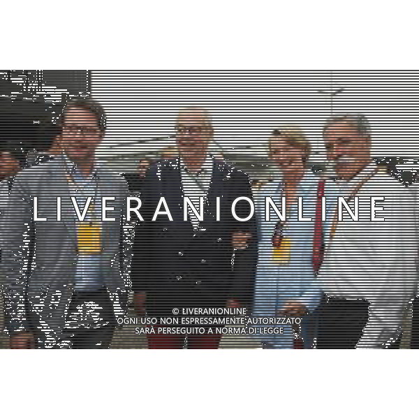 Andreas Scheuer (GER) German Minister of Transport (Left) with Chase Carey (USA) Formula One Group Chairman (Right). 22.07.2018. Formula 1 World Championship, Rd 11, German Grand Prix, Hockenheim, Germany, Race Day. / AGENZIA ALDO LIVERANI SAS - ITALY ONLY EDITORIAL USE ONLY - F1 Gp Germania Gara 22.07.2018