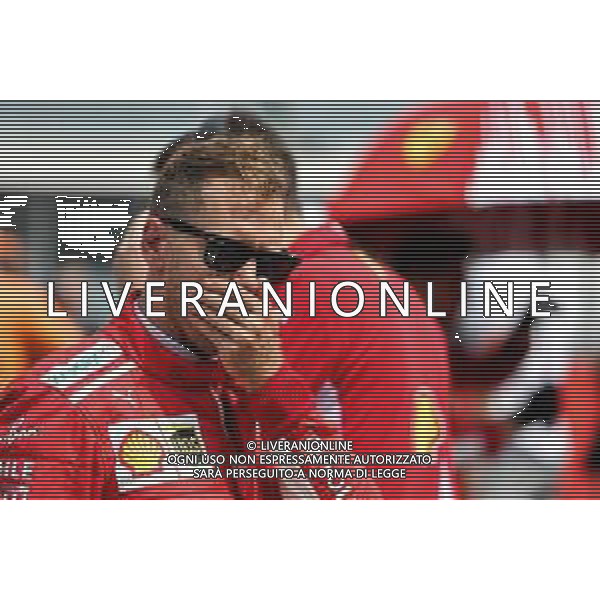 Sebastian Vettel (GER) Ferrari on the grid. 22.07.2018. Formula 1 World Championship, Rd 11, German Grand Prix, Hockenheim, Germany, Race Day. / AGENZIA ALDO LIVERANI SAS - ITALY ONLY EDITORIAL USE ONLY - F1 Gp Germania Gara 22.07.2018