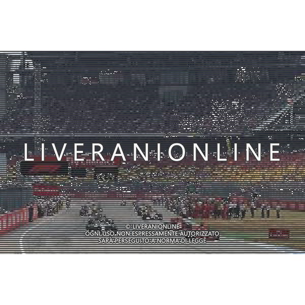 Sebastian Vettel (GER) Ferrari SF71H on the formation lap. 22.07.2018. Formula 1 World Championship, Rd 11, German Grand Prix, Hockenheim, Germany, Race Day. / AGENZIA ALDO LIVERANI SAS - ITALY ONLY EDITORIAL USE ONLY - F1 Gp Germania Gara 22.07.2018