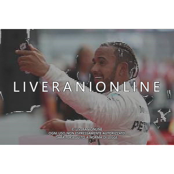 Lewis Hamilton (GBR) Mercedes AMG F1 22.07.2018. Formula 1 World Championship, Rd 11, German Grand Prix, Hockenheim, Germany, Race Day. / AGENZIA ALDO LIVERANI SAS - ITALY ONLY EDITORIAL USE ONLY - F1 Gp Germania Gara 22.07.2018