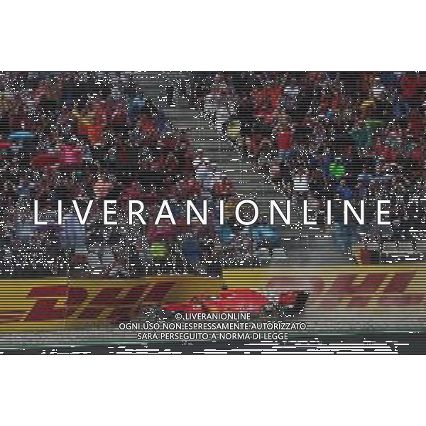 Sebastian Vettel (GER) Ferrari SF71H crashed out of the race. 22.07.2018. Formula 1 World Championship, Rd 11, German Grand Prix, Hockenheim, Germany, Race Day. / AGENZIA ALDO LIVERANI SAS - ITALY ONLY EDITORIAL USE ONLY - F1 Gp Germania Gara 22.07.2018