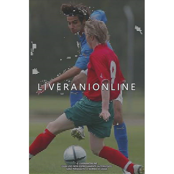 CAMPIONATO EUROPEO UNDER 17 ITALIA - BIELORUSSIA 05/05/2005 NELLA FOTO: PALERMO E ZNANKOU FOTO GIANNI NUCCI/AG. ALDO LIVERANI