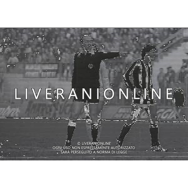25-01-1981 MILANO CAMPIONATO DI CALCIO SERIE B MILAN PESCARA 0-0 NELLA FOTO ARBITRO PIRANDOLA GIANCARLO AG ALDO LIVERANI SAS