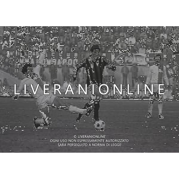25-01-1981 MILANO CAMPIONATO DI CALCIO SERIE B MILAN PESCARA 0-0 NELLA FOTO FRANCO BARESI AG ALDO LIVERANI SAS