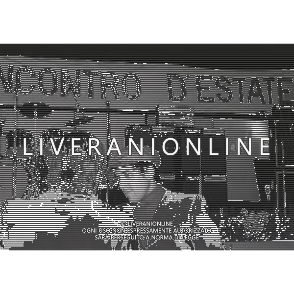 1971 TREISTE INCONTRO D\'ESTATE NELLA FOTO ADRIANO CELENTANO AG ALDO LIVERANI SAS