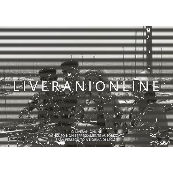 1971 TREISTE INCONTRO D\'ESTATE NELLA FOTO ADRIANO CELENTANO CON CLUDIO VILLA E IVA ZANICCHI AG ALDO LIVERANI SAS