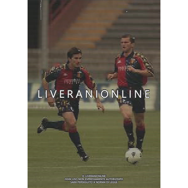 29-04-2001-GENOVA-CAMPIONATO DI CALCIO SERIE B GENOA PISTOIESE 0-0 NELLA FOTO ALESSANDRO MANETTI AG ALDO LIVERANI SAS