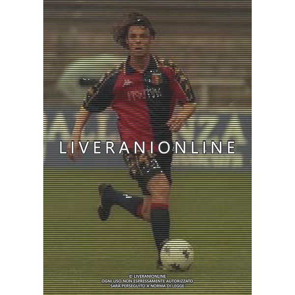29-04-2001-GENOVA-CAMPIONATO DI CALCIO SERIE B GENOA PISTOIESE 0-0 NELLA FOTO STEFANO ROSSINI AG ALDO LIVERANI SAS