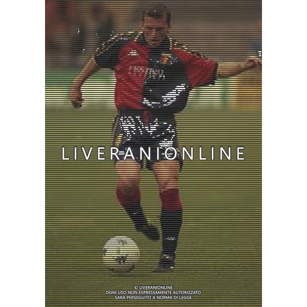 29-04-2001-GENOVA-CAMPIONATO DI CALCIO SERIE B GENOA PISTOIESE 0-0 NELLA FOTO DAMIANO MOSCARDI AG ALDO LIVERANI SAS