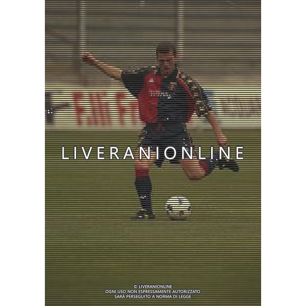 29-04-2001-GENOVA-CAMPIONATO DI CALCIO SERIE B GENOA PISTOIESE 0-0 NELLA FOTO DAMIANO MOSCARDI AG ALDO LIVERANI SAS