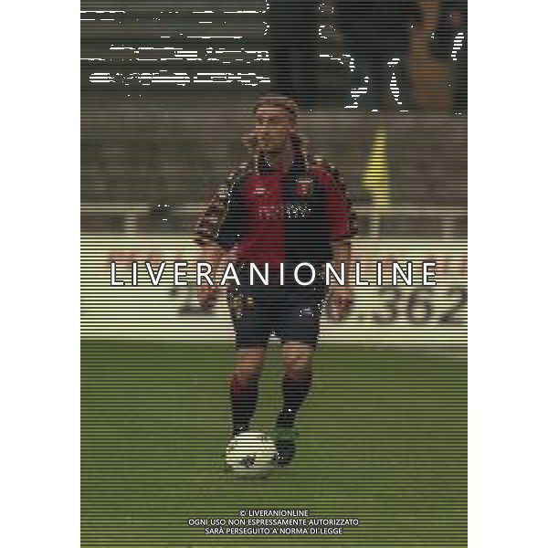 29-04-2001-GENOVA-CAMPIONATO DI CALCIO SERIE B GENOA PISTOIESE 0-0 NELLA FOTO NICOLA DAVIDE AG ALDO LIVERANI SAS