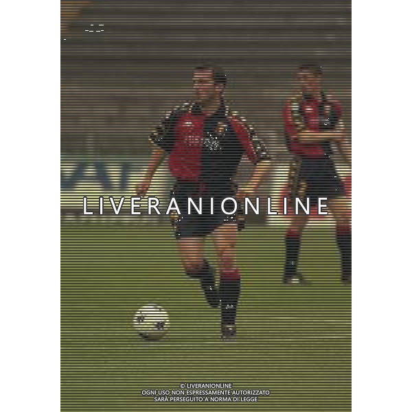 29-04-2001-GENOVA-CAMPIONATO DI CALCIO SERIE B GENOA PISTOIESE 0-0 NELLA FOTO DAMIANO MOSCARDI AG ALDO LIVERANI SAS