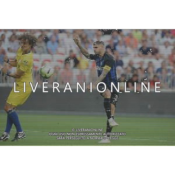 Amichevole estiva precampionato Nice (Francia) - 28.07.2018 Chelsea-Inter Milano Nella Foto: David Luiz e Mauro Icardi /Ph.Cebrelli-Ag. Aldo Liverani