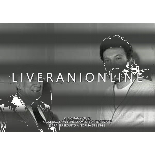 RETROSPETTIVA - TAMARA BARONI e ARNALDO NINCHI in \' Le mani sporche \' Spettacolo Teatrale nel 1974 NELLA FOTO ARNALDO NINCHI AG ALDO LIVERANI SAS