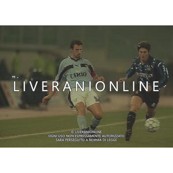 03-12-1998 ROMA COPPA ITALIA LAZIO INTER 2-1 NELLA FOTO GIUSEPPE FAVALLI E JAVIER ZANETTI AG ALDO LIVERANI SAS