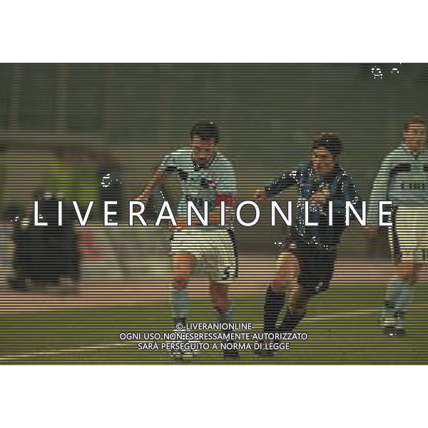 03-12-1998 ROMA COPPA ITALIA LAZIO INTER 2-1 NELLA FOTO GIUSEPPE FAVALLI E JAVIER ZANETTI AG ALDO LIVERANI SAS