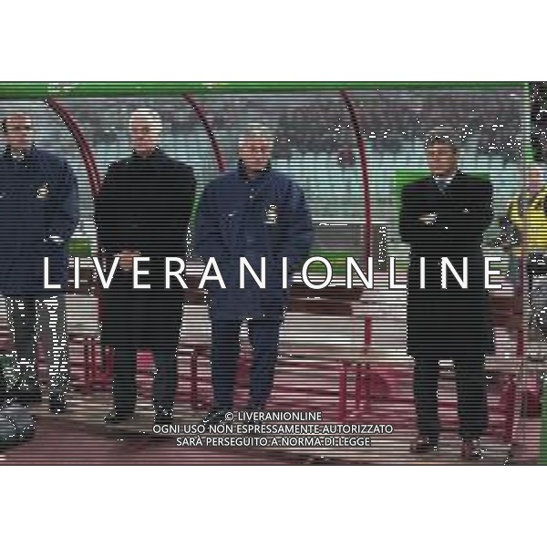 03-12-1998 ROMA COPPA ITALIA LAZIO INTER 2-1 NELLA FOTO MIRCEA LUCESCU ALLENATORE INTER AG ALDO LIVERANI SAS