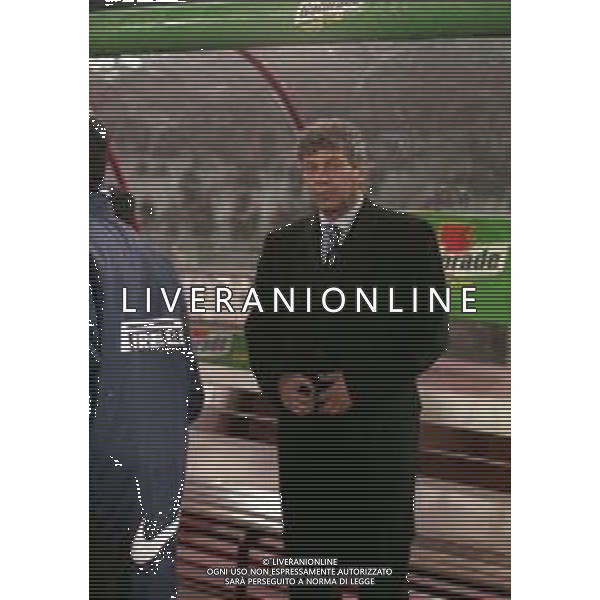 03-12-1998 ROMA COPPA ITALIA LAZIO INTER 2-1 NELLA FOTO MIRCEA LUCESCU ALLENATORE INTER AG ALDO LIVERANI SAS