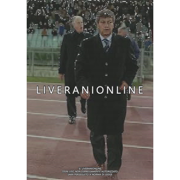 03-12-1998 ROMA COPPA ITALIA LAZIO INTER 2-1 NELLA FOTO MIRCEA LUCESCU ALLENATORE INTER AG ALDO LIVERANI SAS