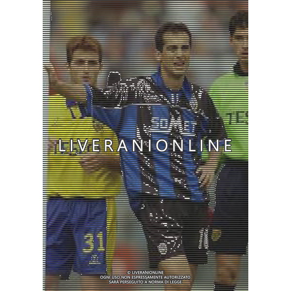 06-01-2000 BERGAMO CAMPIONATO DI CALCIO SERIE B ATALANTA FERMANA 4-0 NELLA FOTO NICOLA CACCIA AG ALDO LIVERANI SAS