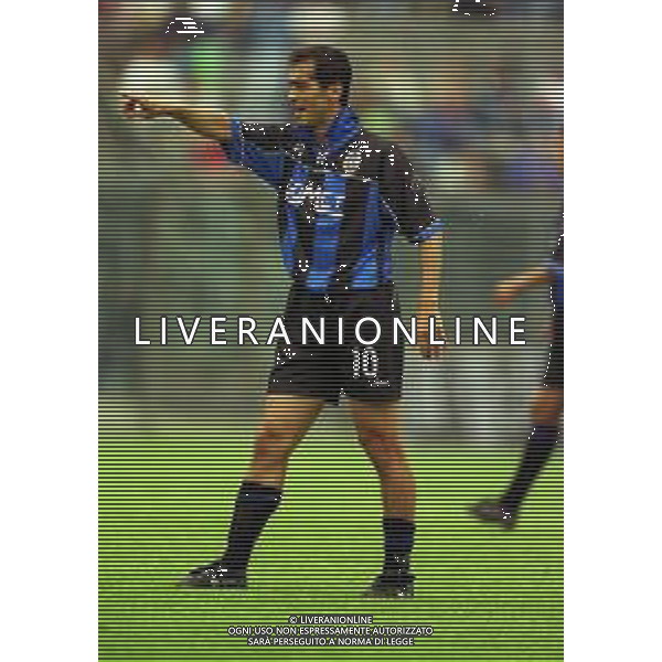 06-01-2000 BERGAMO CAMPIONATO DI CALCIO SERIE B ATALANTA FERMANA 4-0 NELLA FOTO NICOLA CACCIA AG ALDO LIVERANI SAS