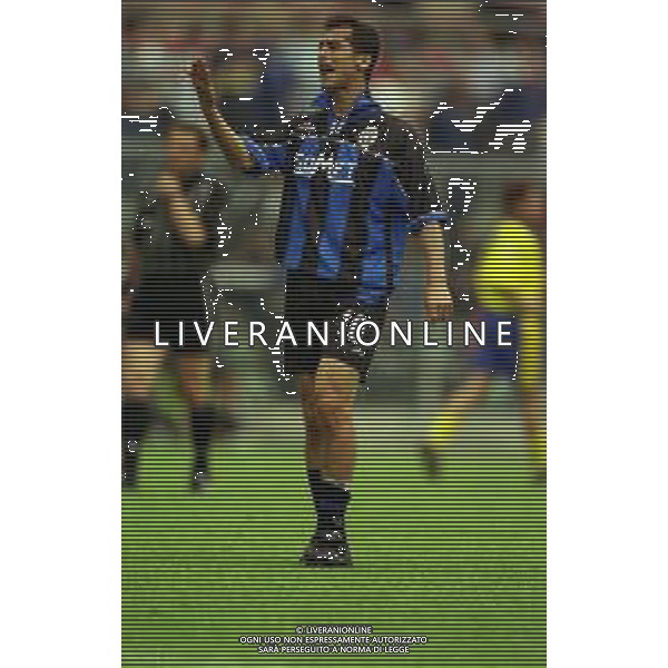 06-01-2000 BERGAMO CAMPIONATO DI CALCIO SERIE B ATALANTA FERMANA 4-0 NELLA FOTO NICOLA CACCIA AG ALDO LIVERANI SAS