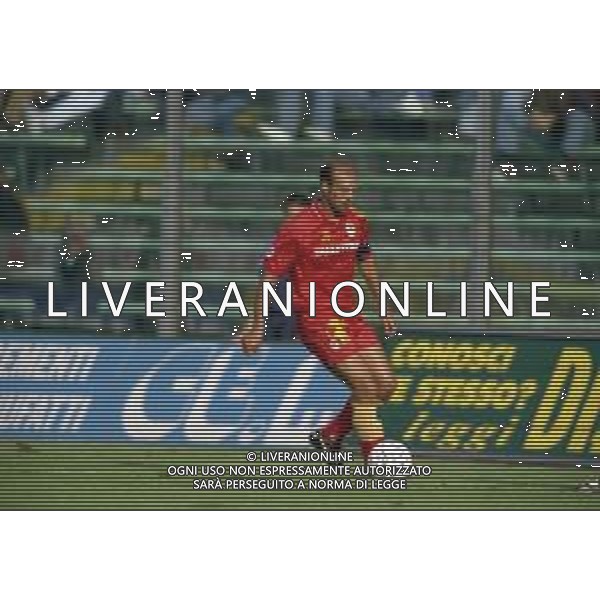11-10-1998 BERGAMO CAMPIONATO DI CALCIO SERIE B ATALANTA RAVENNA 1-1 NELLA FOTO FRANCESCO DELL\'ANNO AG ALDO LIVERANI SAS