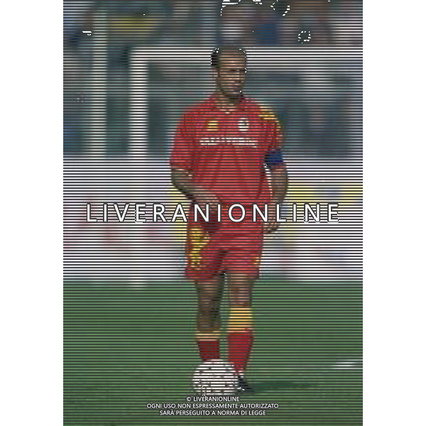 11-10-1998 BERGAMO CAMPIONATO DI CALCIO SERIE B ATALANTA RAVENNA 1-1 NELLA FOTO FRANCESCO DELL\'ANNO AG ALDO LIVERANI SAS