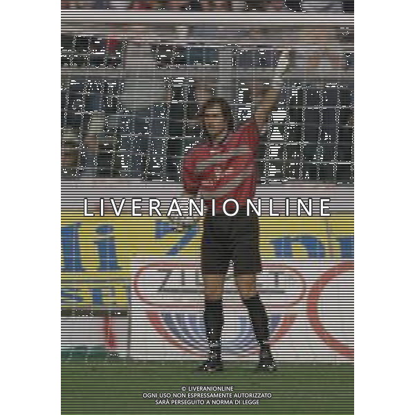 11-10-1998 BERGAMO CAMPIONATO DI CALCIO SERIE B ATALANTA RAVENNA 1-1 NELLA FOTO GIANLUCA BERTI AG ALDO LIVERANI SAS