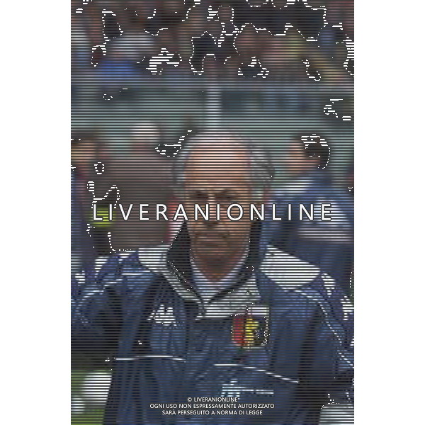 O4-03-2001 GENOVA-CAMPIONATO DI CALCIO SERIE B GENOA TERNANA 2-2 NELLA FOTO FRANCO SCOGLIO ALLENATORE GENOA CALCIO AG ALDO LIVERANI SAS